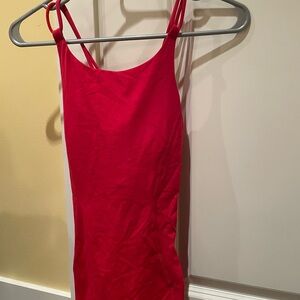 Lululemon red tank top